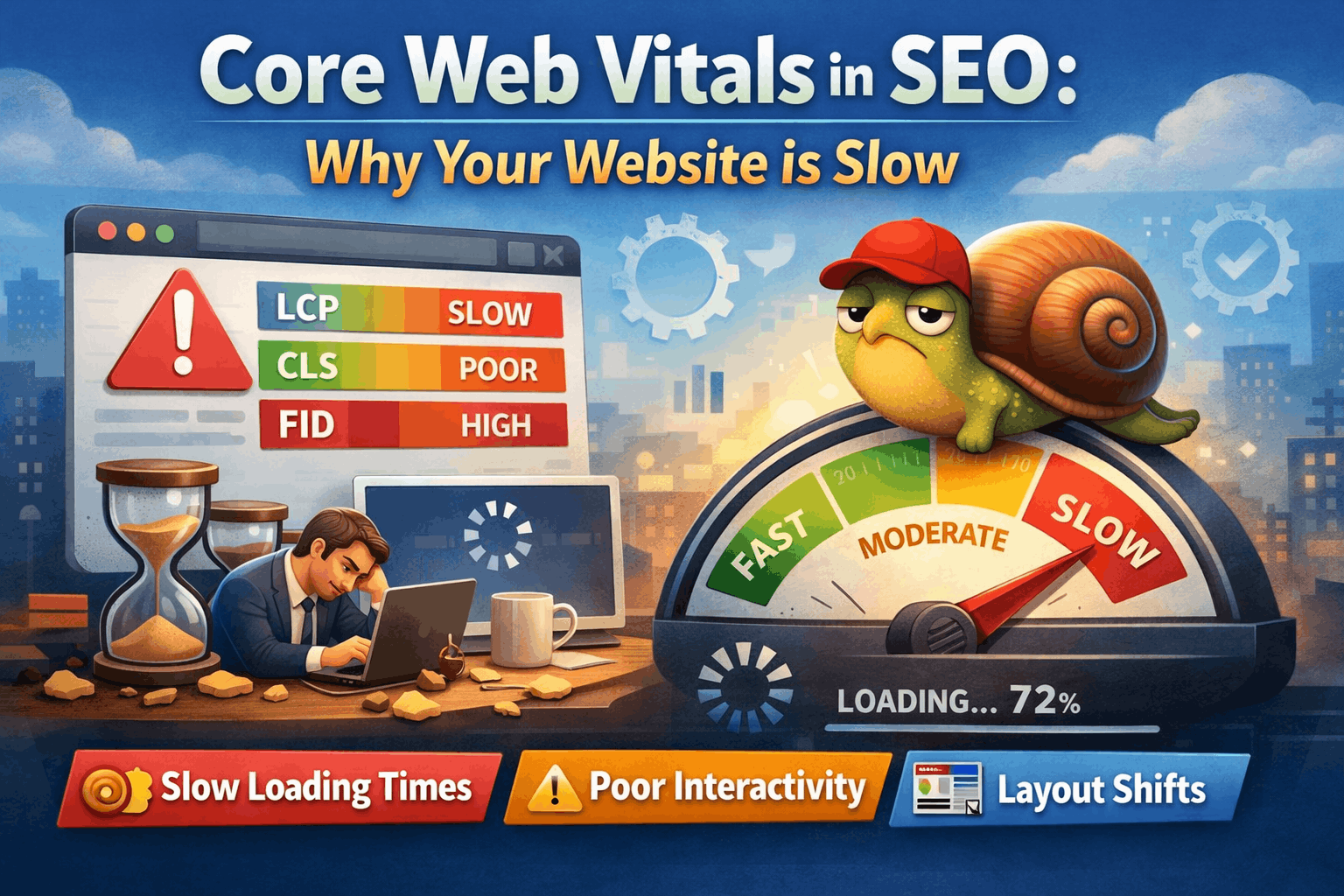 Core Web Vitals in SEO: Why Your Website is Slow