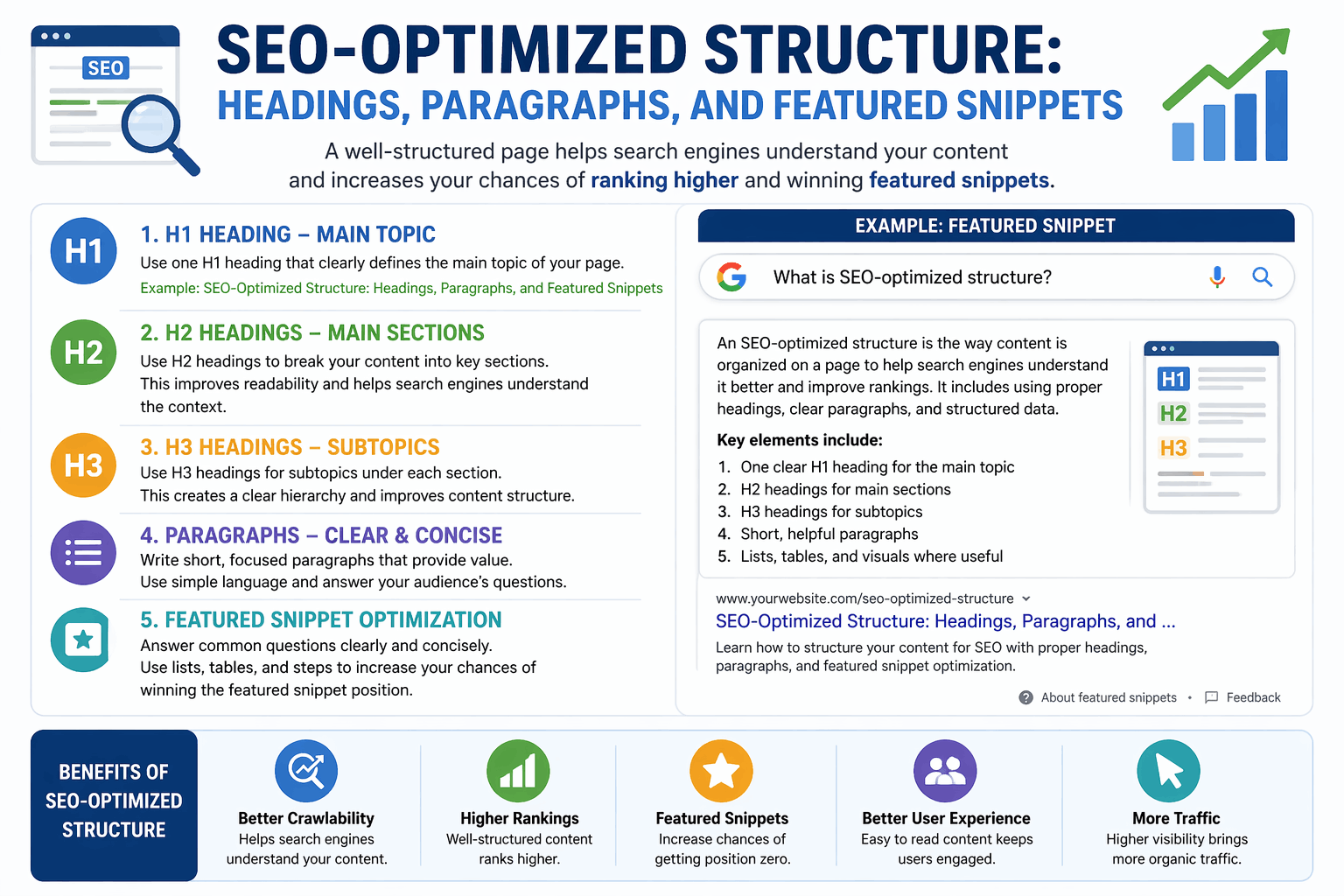 SEO‑Optimized Structure Headings, Paragraphs, and Featured Snippets